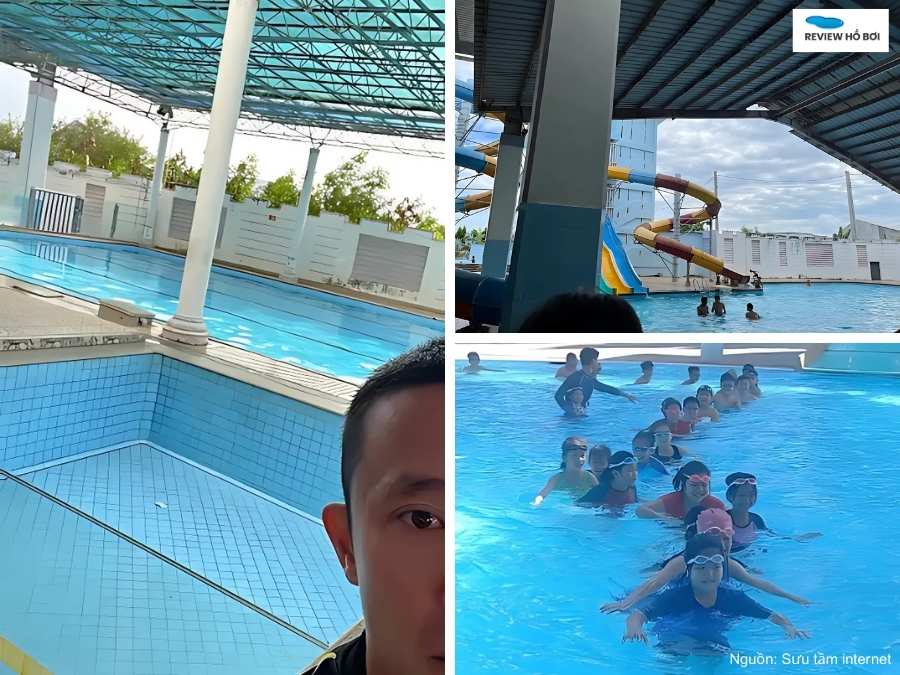Một vài khu vực bơi tại hồ bơi Quốc Cường Bình Thuận