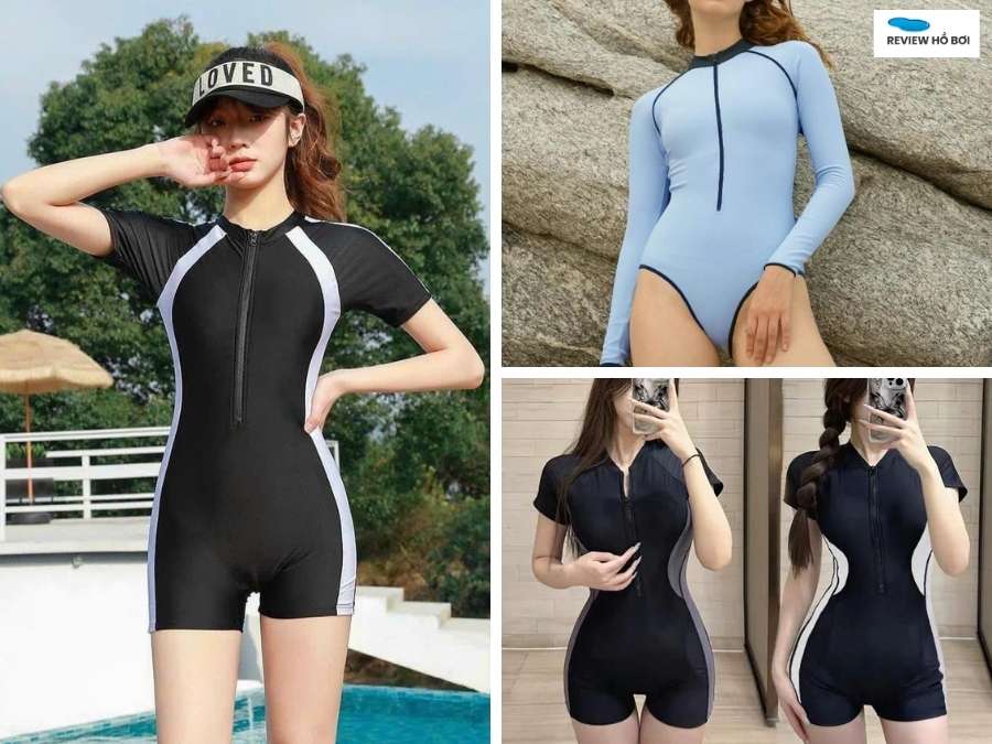 Những mẫu đồ bơi nữ đẹp, hot trend, quyến rũ nhất năm Đồ bơi liền thân nữ tính
