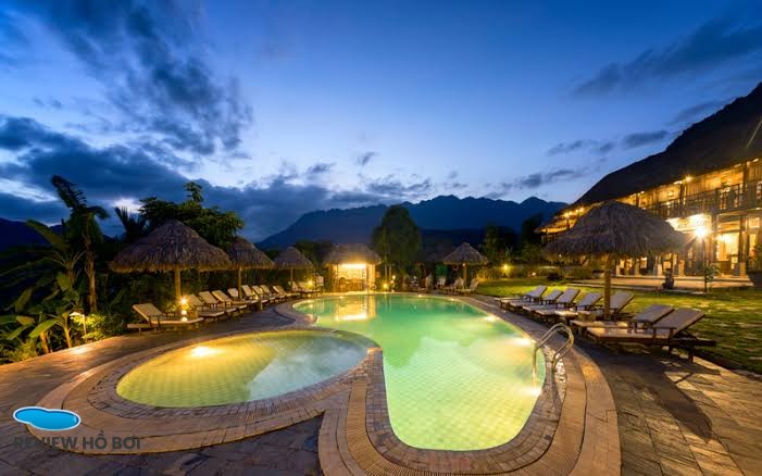 REVIEW BỂ BƠI NGOÀI TRỜI MAI CHÂU ECOLODGE: ĐẮM CHÌM GIỮA THUNG LŨNG LÚA VÀ MÂY TRỜI TÂY BẮC Đón bình minh và hoàng hôn