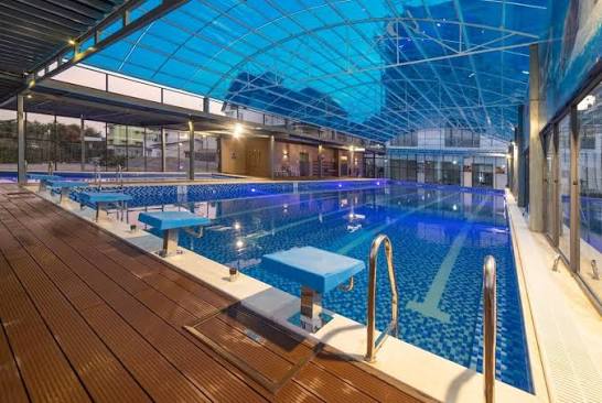 Hồ Bơi Nước Ấm Stillus Pool Đà Lạt: Giá Vé & View Đồi Cực Chill Thiết kế kính mở đón nắng