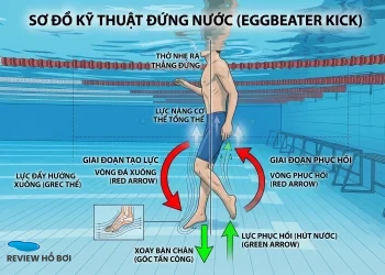 Tư thế cơ thể chuẩn xác Tập đứng nước
