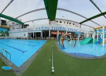 review hồ bơi Vườn Thiên Thai